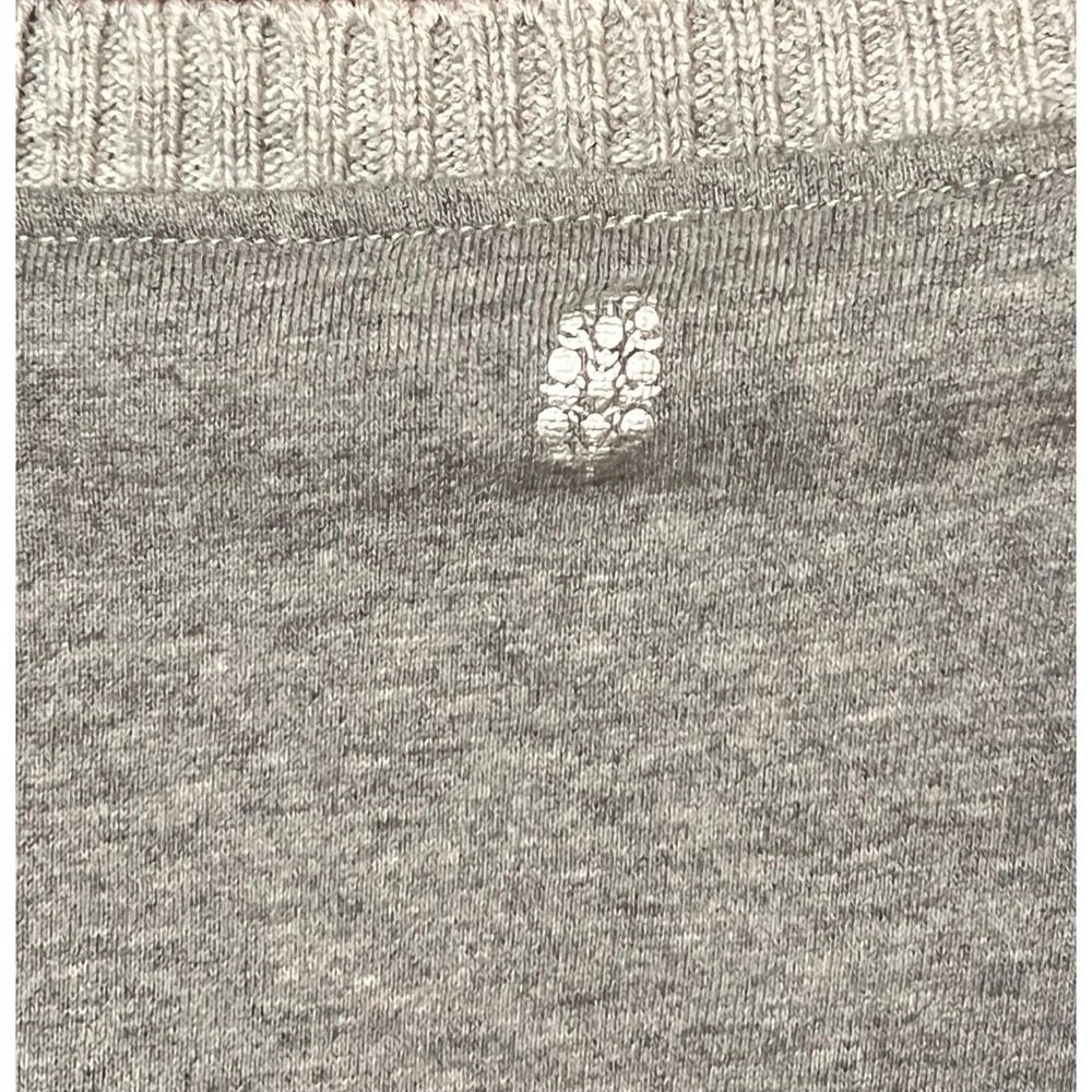 FP Movement by Free People Gray Sweatshirt with Cream Puff Sleeves - Picture 4 of 8